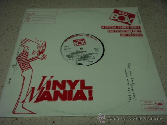 Discos de vinilo: Exception &ndash; Slap You Back SWEDEN 1986 BEAT BOX - Foto 1