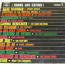 Discos de vinilo: DISCO LP VINILO TODOS LOS EXITOS VOL.2-CBS 1963. Lote 26319937