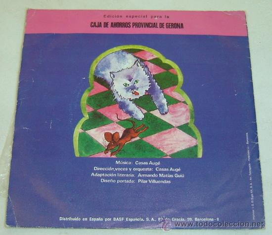 Discos de vinilo: DISCO SINGLE VINILO EL GATO CON BOTAS- BASF 1974 - Foto 2
