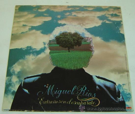 Discos de vinilo: DISCO LP VINILO EXTRA&Ntilde;OS EN EL ESCAPARATE-MIGUEL RIOS- POLYDOR 1981 - Foto 2