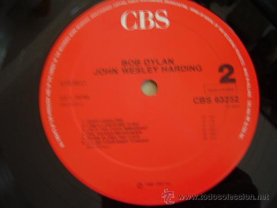 Discos de vinilo: Lp Bob Dylan John Wesley Harding - Foto 8