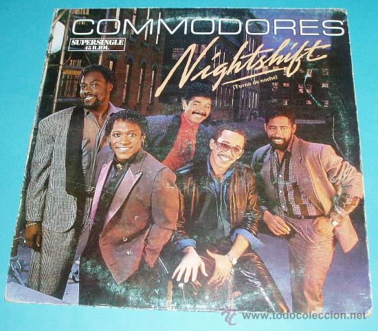 Discos de vinilo: CAR&Aacute;TULA SUPERSINGLE. COMMODORES. NIGHTSHIFT. SIN DISCO - Foto 1