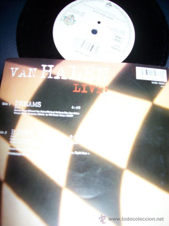 Discos de vinilo: EP VAN HALEN - LIVE : DREAMS - RIGHT NOW - Foto 1
