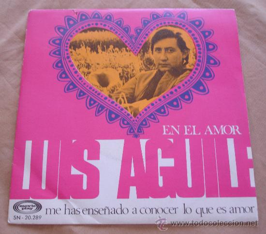 Discos de vinilo: LUIS AGUILE - EN EL AMOR. - 1969. - Foto 1
