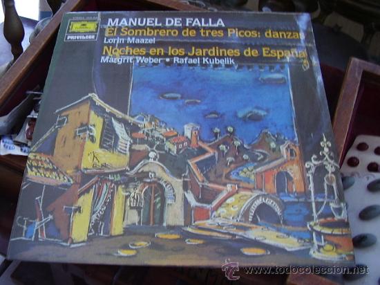 Discos de vinilo: Manuel de Falla, El sombrero de tres picos: danzas - Foto 1