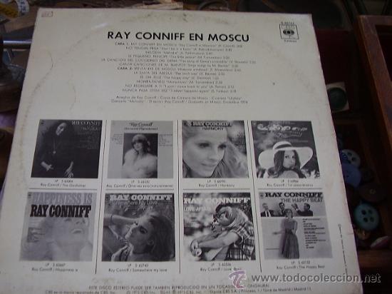 Discos de vinilo: Ray Conniff en Mosc&uacute; - Foto 3