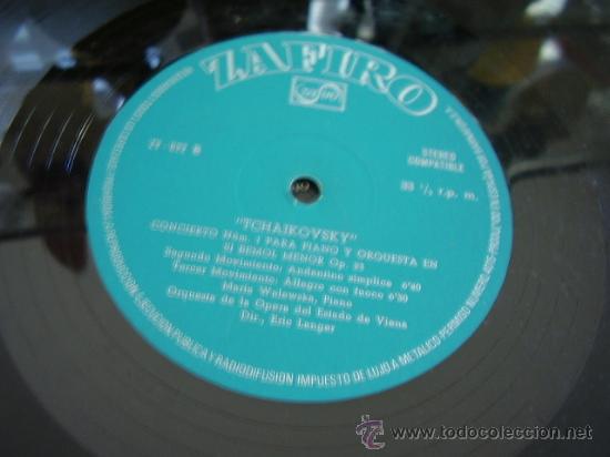 Discos de vinilo: TCHAIKOVSKY Concierto N&uacute;m. 1 - Foto 3