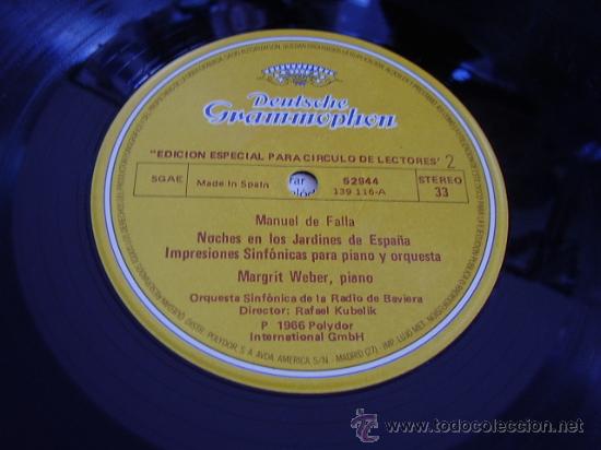 Discos de vinilo: Manuel de Falla, El sombrero de tres picos: danzas - Foto 3