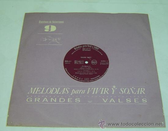 Discos de vinilo: DISCO LP VINILO GRANDES VALSES MELODIAS PARA VIVIR Y SO&Ntilde;AR n&ordm;9-READERS DIGEST 1964