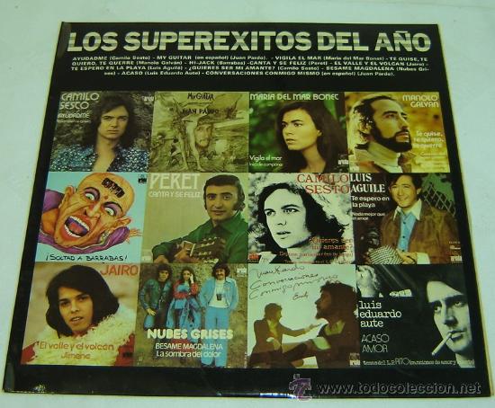 Vinyl records: DISCO LP VINILO LOS SUPEREXITOS DEL A&Ntilde;O - ARIOLA 1974