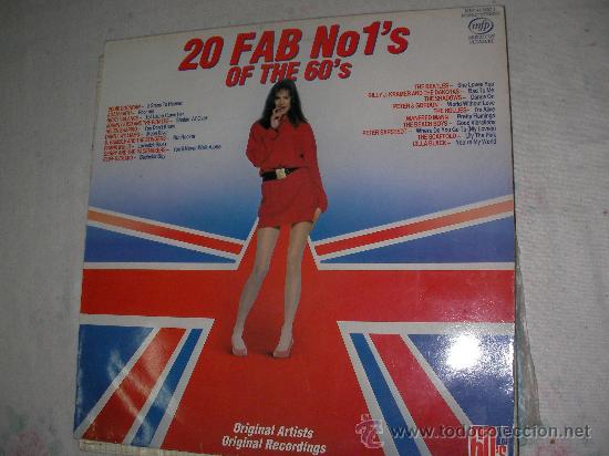 Discos de vinilo: 20 FABULOSOS NUMEROS 1 DE LOS 60 - D7 - Foto 1