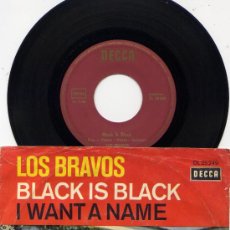 Discos de vinilo: LOS BRAVOS BLACK IS BLACK SPANISH BEAT P/C GERMANY. Lote 27371766