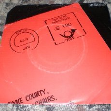 Discos de vinilo: WAYNE COUNTRY & THE ELECTRIC CHAIRS- BERLIN- MADE IN GERMANY IN 1979.. Lote 27169940