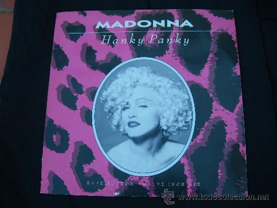 Discos de vinilo: MAXI MADONNA // HANKY PANKY - Foto 1