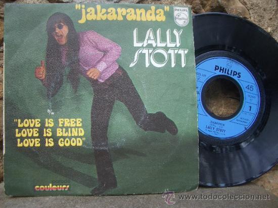 Discos de vinilo: LALLY STOTT: JAKARANDA , SINGLE PHILIPS ED.FRANCESA , RARO - Foto 1