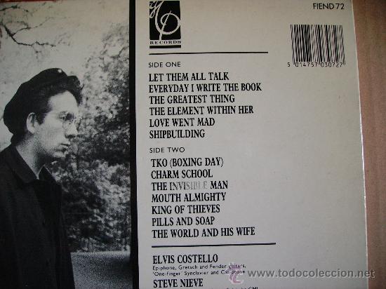 Discos de vinilo: ELVIS COSTELLO ---- PUNCH THE CLOCK - Foto 2