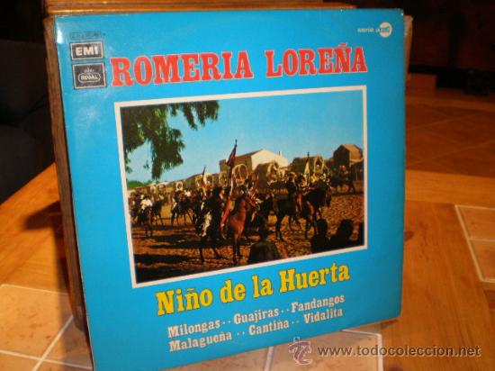 Discos de vinilo: LP - NI&Ntilde;O DE LA HUERTA - ROMERIA LORE&Ntilde;A - Foto 1