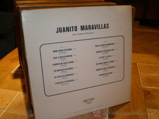 Discos de vinilo: LP - JUANITO MARAVILLAS - Foto 2