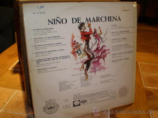 Discos de vinilo: LP - NI&Ntilde;O DE MARCHENA - Foto 2