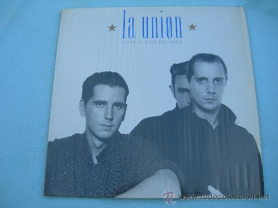Discos de vinilo: LP LA UNION // VIVIR AL ESTE DEL EDEN - Foto 1