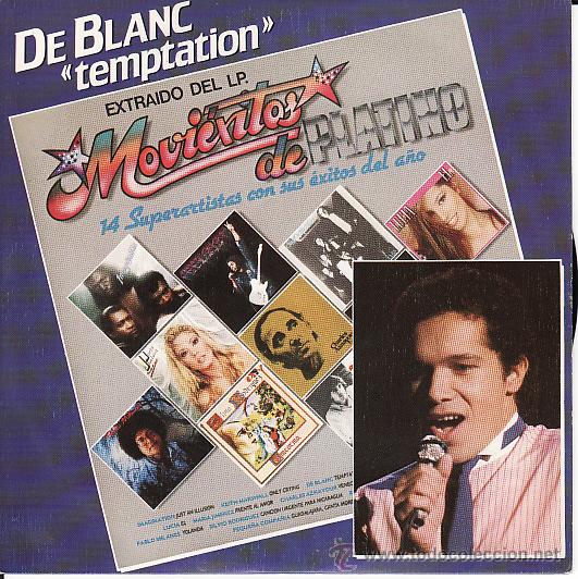 Discos de vinilo: DE BLANC - TEMPTATION - SINGLE 1982 - Foto 1