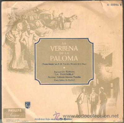Disques de vinyle: LA VERBENA DE LA PALOMA (10 PULGADAS). LP-DIEZP-050