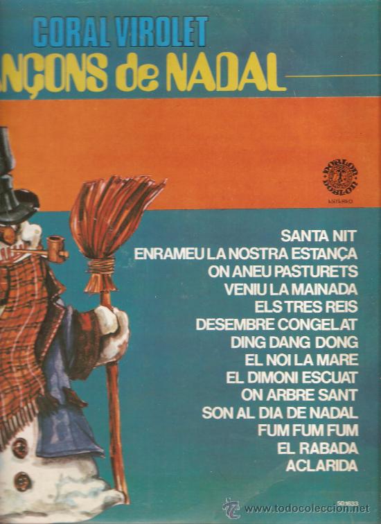 Discos de vinilo: LP CORAL VIROLET - CAN&Ccedil;ONS DE NADAL - Foto 1
