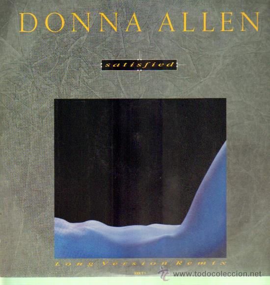 Discos de vinilo: Donna Allen - Satisfied - MaxiSingle 1987 - Foto 1