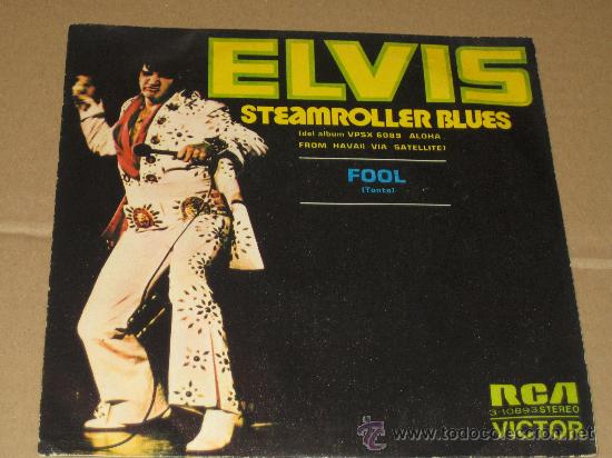 Discos de vinilo: ELVIS - STEAMROLLER BLUES - ED. ESPA&Ntilde;OLA 1973 - Foto 1