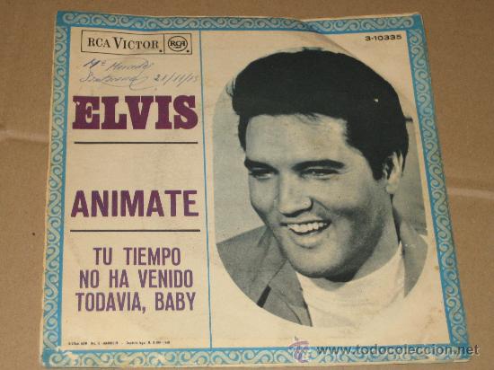 Discos de vinilo: ELVIS - ANIMATE - ED. ESPA&Ntilde;OLA 1968 - Foto 1