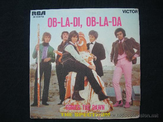 Discos de vinilo: SINGLE THE SPECTRUM // OB-LA-DI, OB-LA-DA - Foto 1