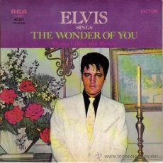 Discos de vinilo: ELVIS PRESLEY - THE WONDER OF YOU + 1 - SINGLE VINILO 7'' - EDITADO EN FRANCIA - AÑO 1970. Lote 26758631
