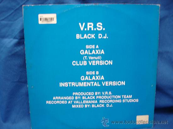 Discos de vinilo: BLACK D.L. - GALAXIA - DISCOTECA CLAKSON - Foto 2