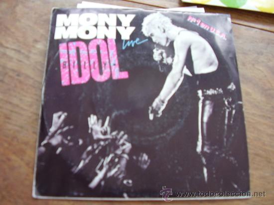 Discos de vinilo: Single Mony Mony , Billy Idol - Foto 1