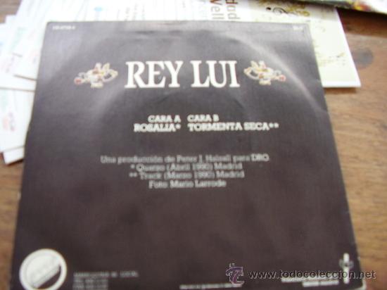 Discos de vinilo: Single Rey Lui, Rosalia- Tormenta Seca - Foto 2