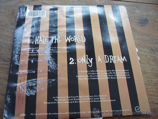 Discos de vinilo: Single Belinda Carlise, half the world - Foto 2