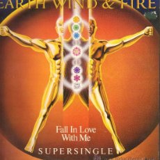 Discos de vinilo: EARTH, WIND & FIRE - FALL IN LOVE WITH ME - SUPERSINGLE 1982