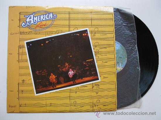 Discos de vinilo: LP - AMERICA - LIVE - HISPAVOX - A&Ntilde;O 1977. - Foto 1