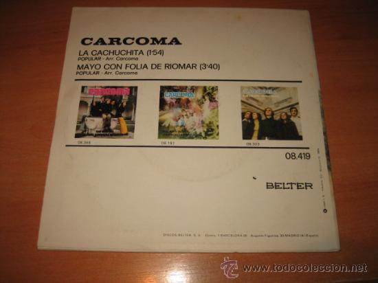 Discos de vinilo: CARCOMA   BELTER 1974 - Foto 2