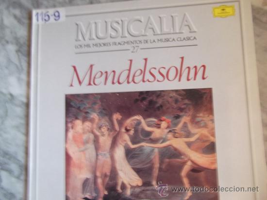 Disques de vinyle: CLASICA-MENDELSSOHN-SUE&Ntilde;O DE UNA NOCHE DE VERANO-MARCHA NUPCIAL-
