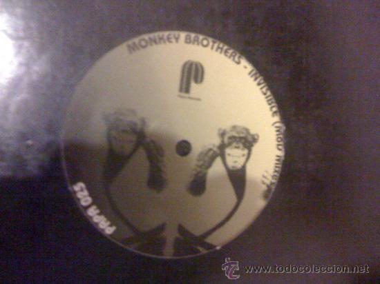 Discos de vinilo: Maxi-single 12 pulgadas. Invisible de Monkey Brothers. - Foto 3
