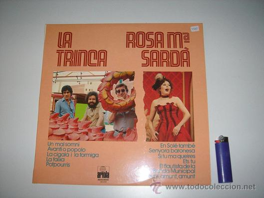 Discos de vinilo: vinilo de la trinca rosa m&ordf; sarda - Foto 1