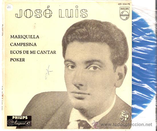 Discos de vinilo: Jos&eacute; Luis y su guitarra EP Philips 1959 - Foto 1