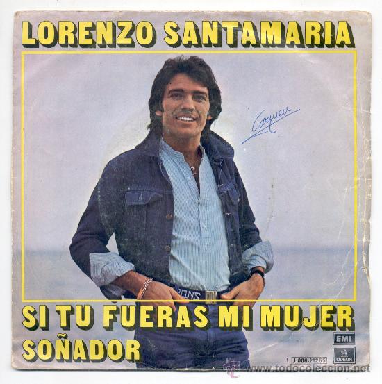 Discos de vinilo: SINGLE - LORENZO SANTAMAR&Iacute;A. - Foto 1