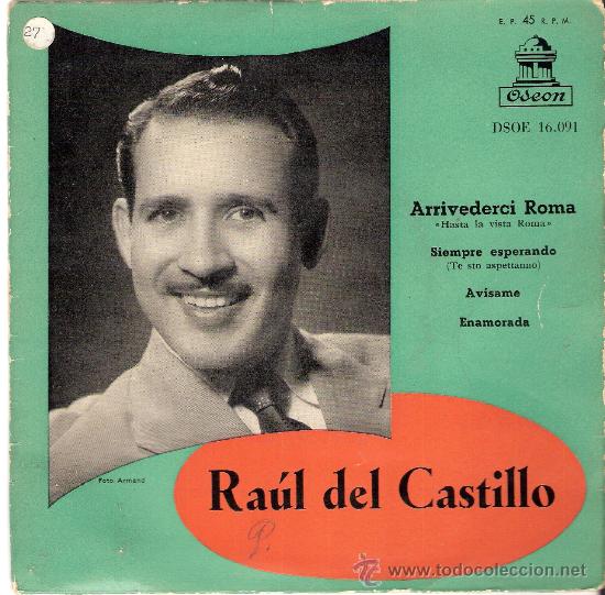 Discos de vinilo: Raul del Castillo EP Odeon 1955 - Foto 1