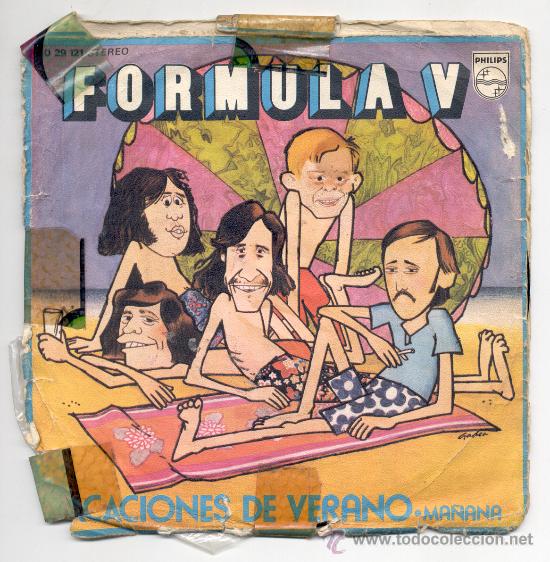 Discos de vinilo: SINGLE - FORMULA V - &rdquo;VACACIONES DE VERANO&rdquo;. - Foto 1