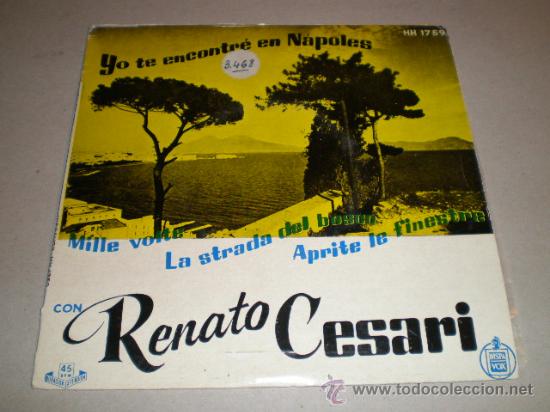 Discos de vinilo: SINGLE - RENATO CESARI - Foto 1