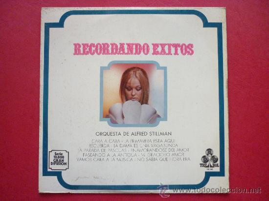 Discos de vinilo: RECORDANDO EXITOS - ORQUESTA DE ALFRED STILLMAN - TREBOL - SIN USAR. - Foto 1