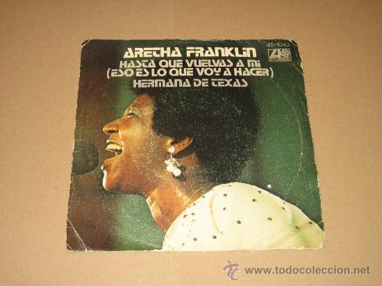 Discos de vinilo: ARETHA FRANKLIN - HASTA QUE VUELVAS A MI - Foto 1