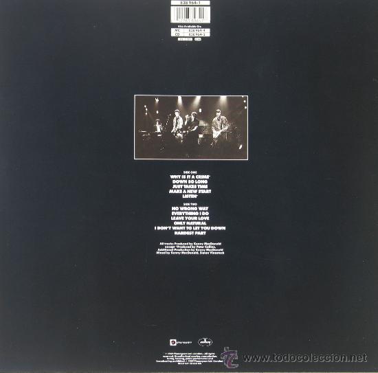 Discos de vinilo: Slide  Down so long Polydor 1989 - Foto 2